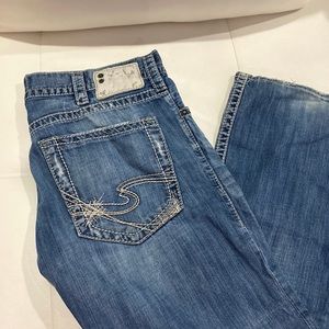 Men’s silver jeans